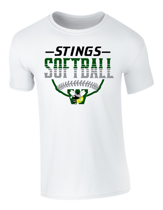 Stings Softball - White
