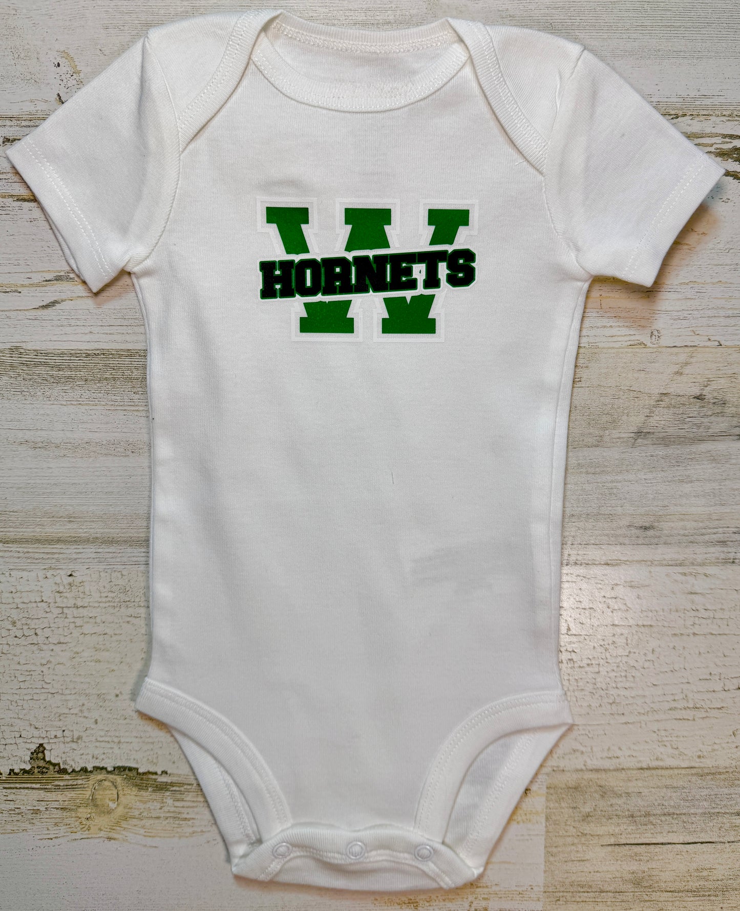 Hornets "W" Baby Onesie