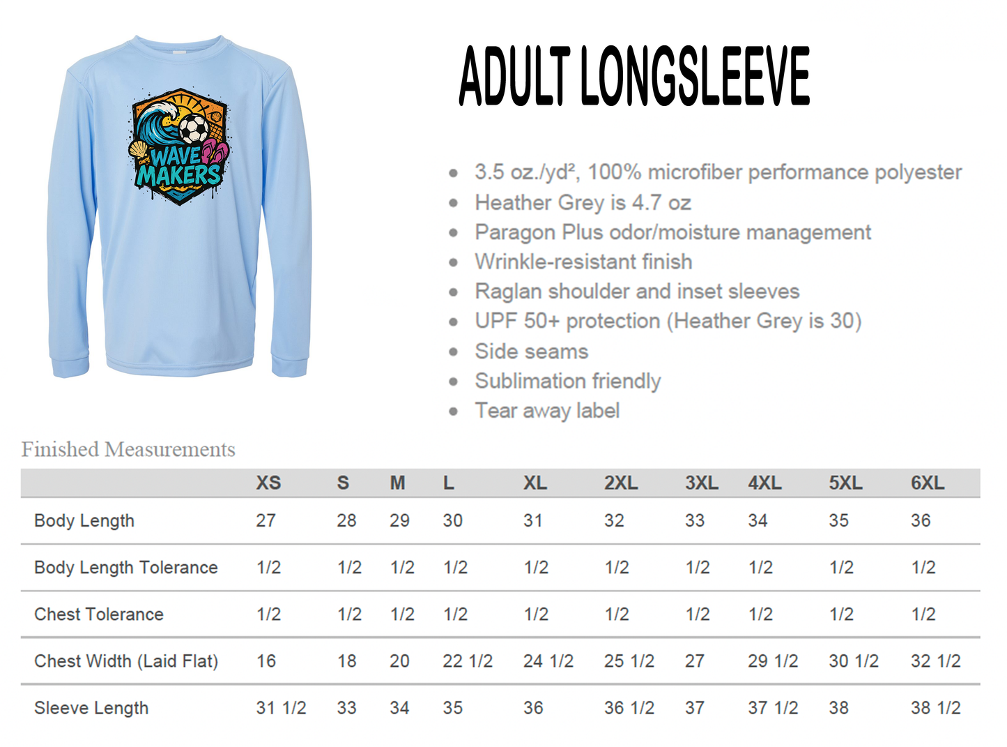 Adult Long Sleeve - Hooded and Crew