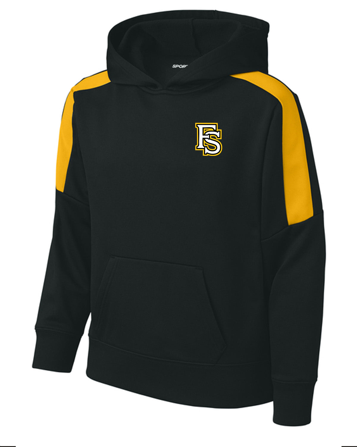 Black and Gold Hoodie Adult/Youth