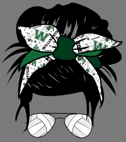 Messy Bun Hornet Style