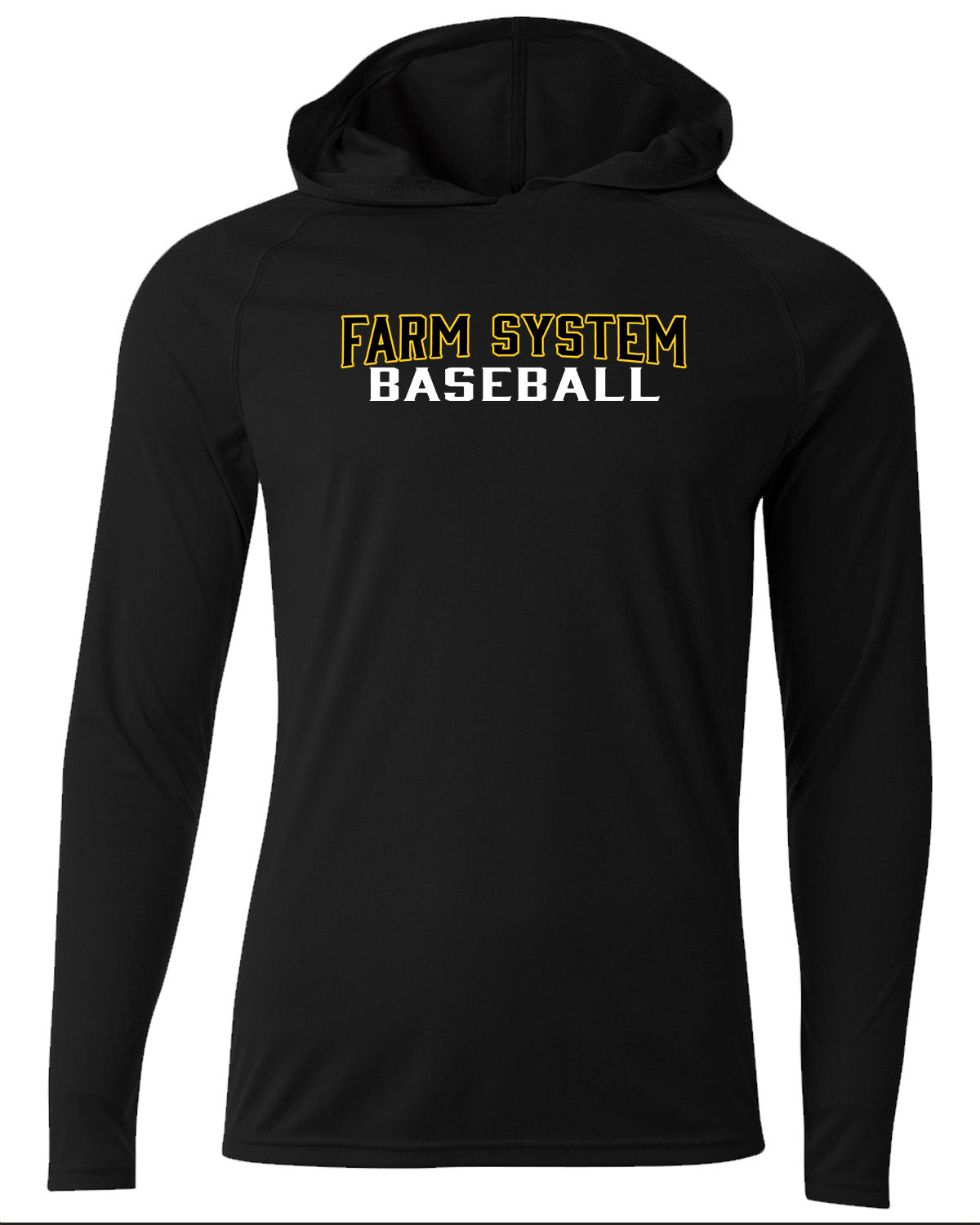 Farm System Adult -  Hooded Long Sleeve