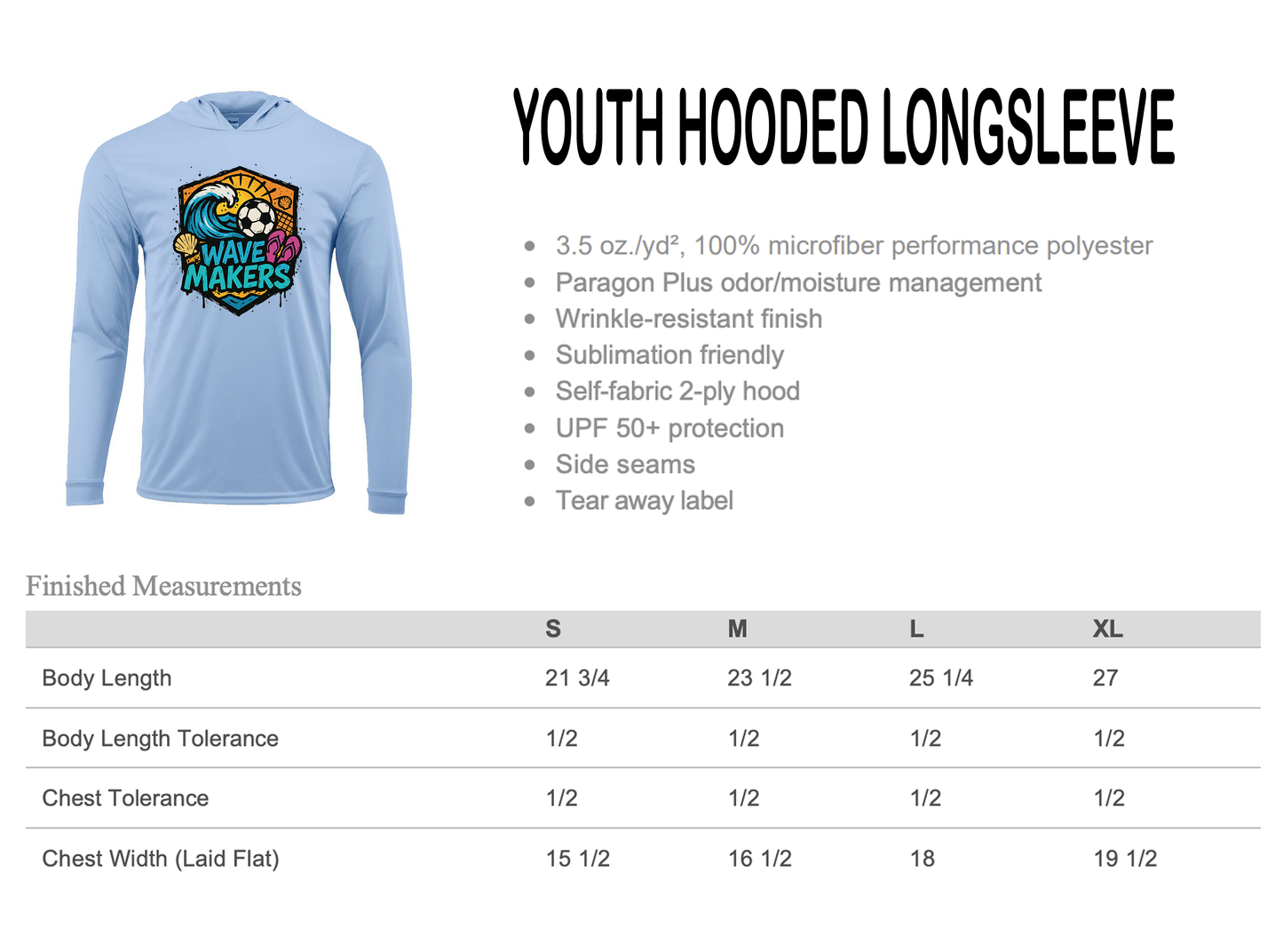 Youth Long Sleeves - Crew and hooded